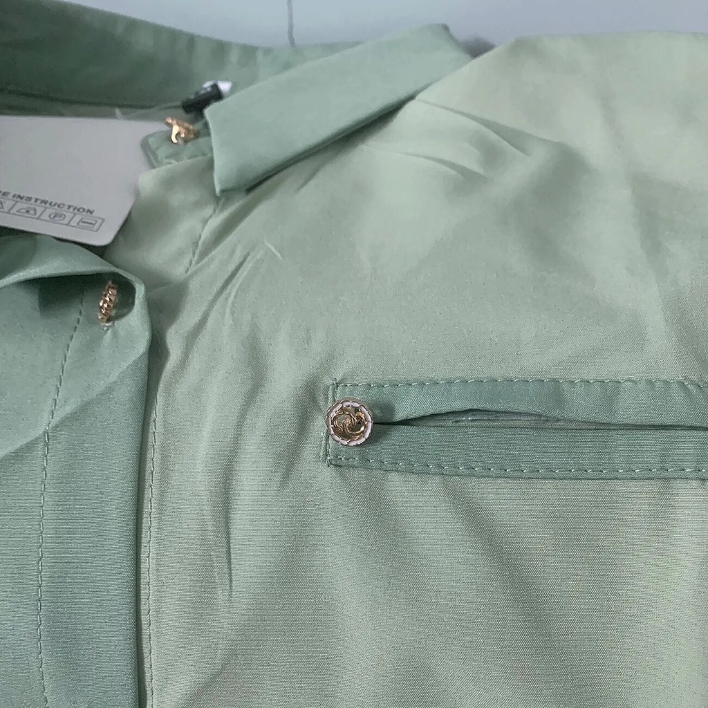 Áo Sơ Mi Tay Ngắn Dáng Rộng Phong Cách Thời Trang Hàn Quốc Dành Cho Nữ