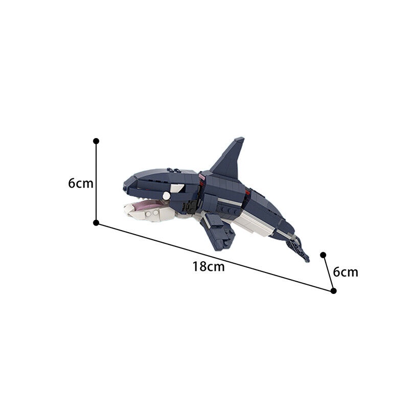 Mô Hình Cá Voi 477 Mảnh Tương Thích MOC-52256 2 Đến 1 31088 100%