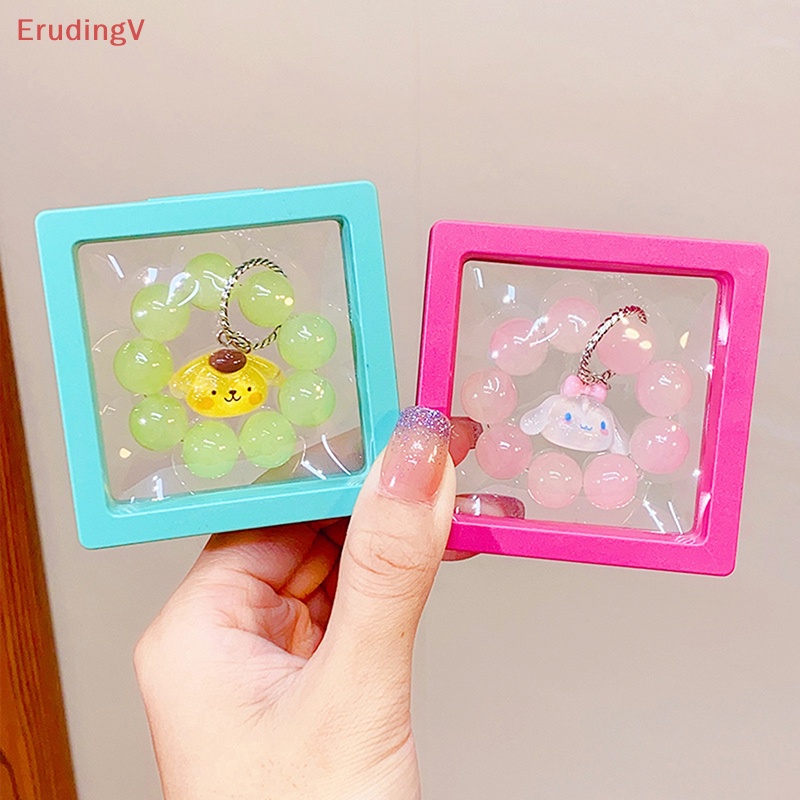 [ErudingV] Vòng Tay Chuỗi Hạt Xoắn Hình Anime Sanrioed Cinnamoroll Kuromi Pochacco Thời Trang Làm Quà Tặng Đám Cưới [Mới]