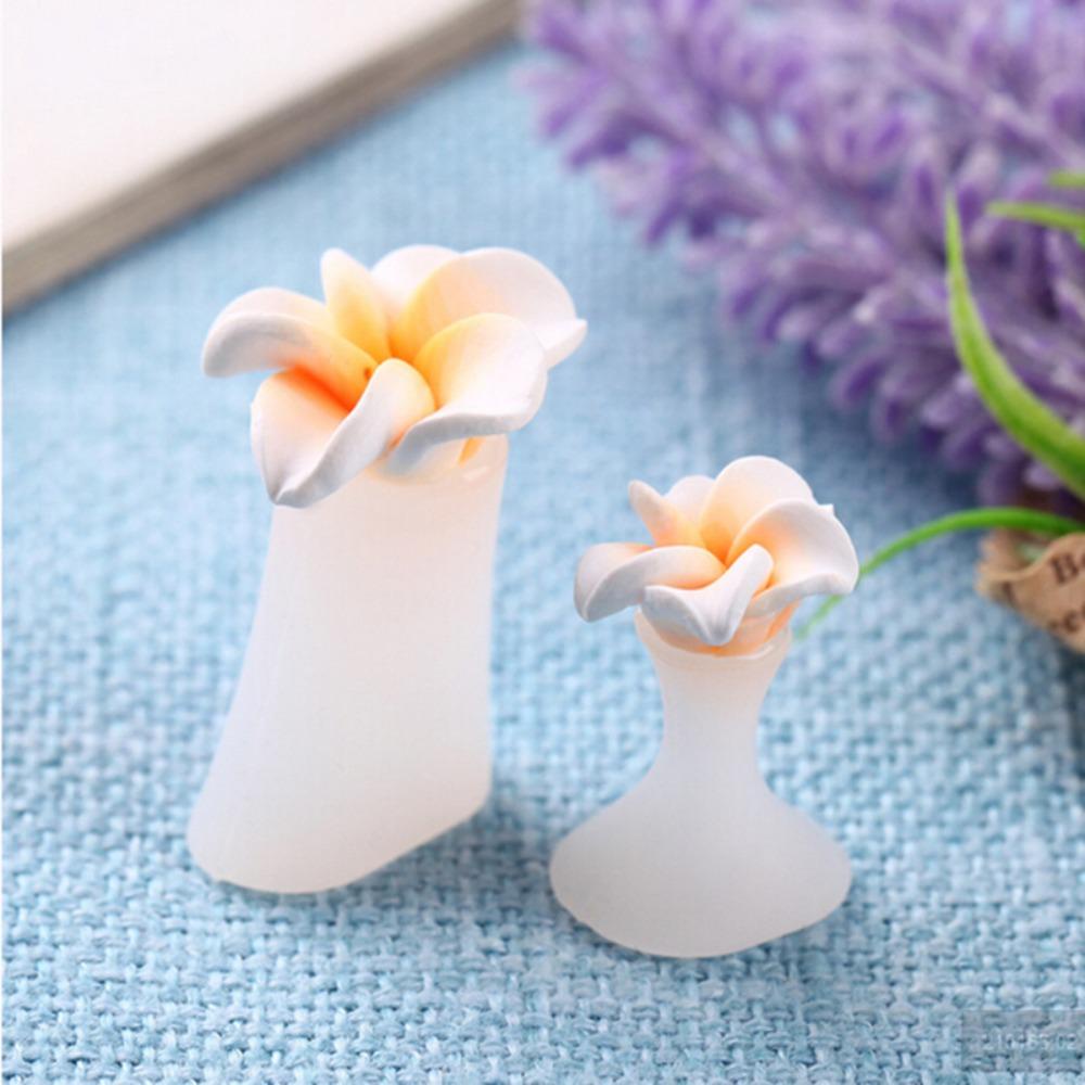 Set 8 / 8 / 8 Móng Chân Tách Ngón Chân Mềm Mại Họa Tiết Hoa