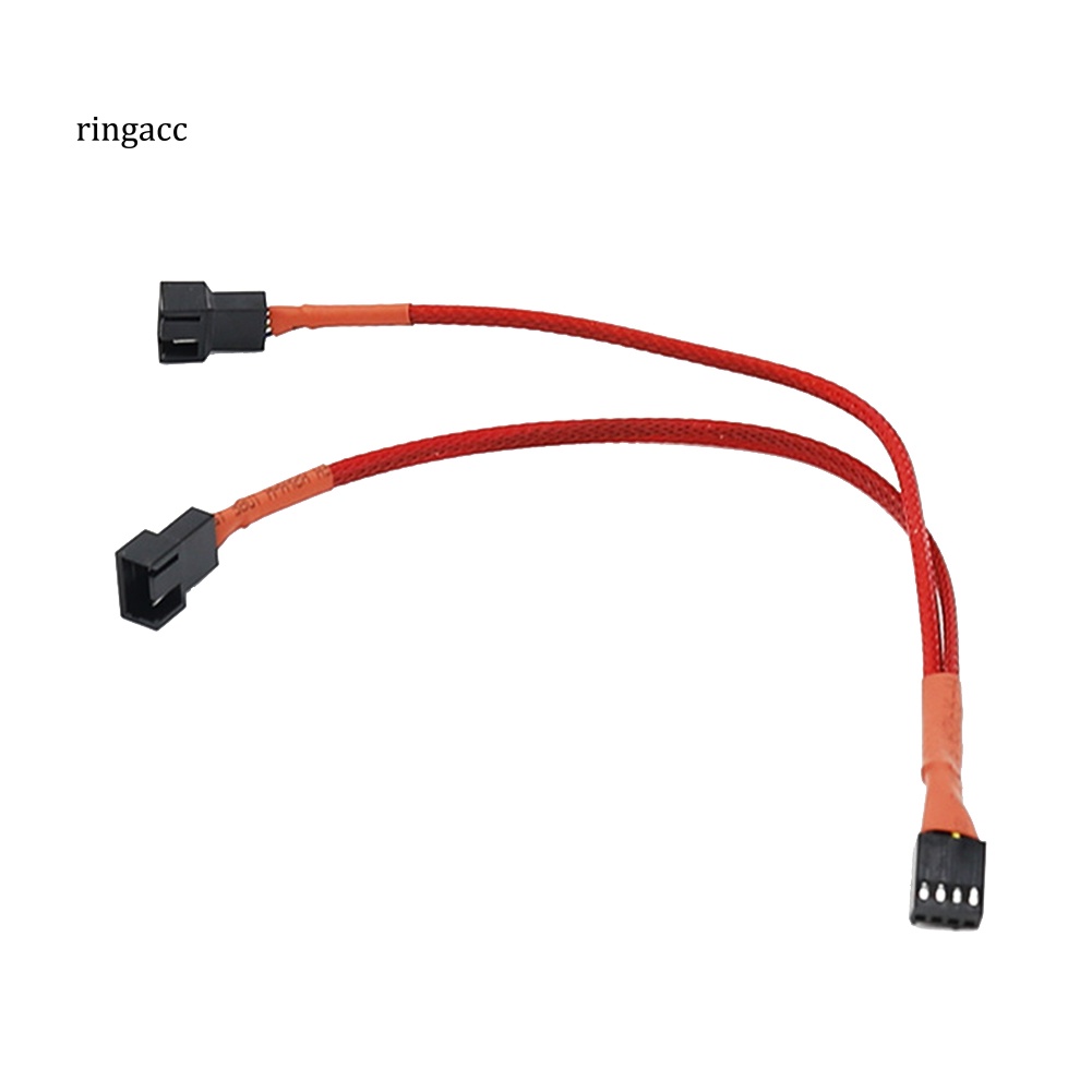 Dây Cáp Chia Nguồn RGA 27cm 4Pin PWM Cho Quạt Tản Nhiệt CPU Máy Tính