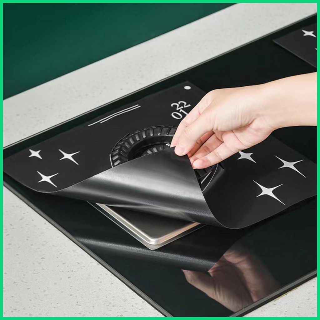 Tấm Lót Bảo Vệ Bếp Ga Cách Nhiệt Tái Sử Dụng Tiện Lợi