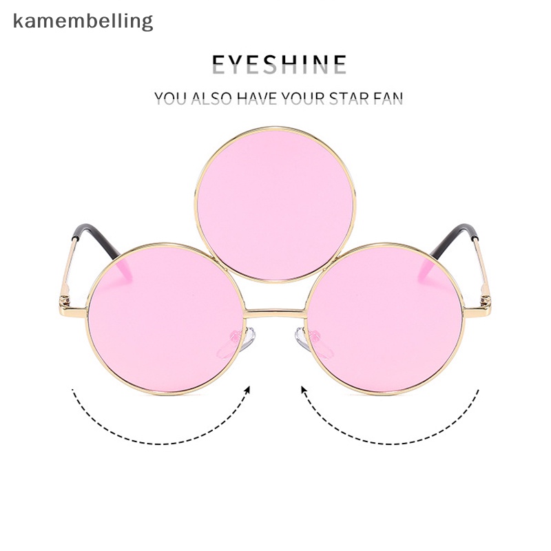 Kamembelling Kính Mát Gọng Tròn Thời Trang Dành Cho Cả Nam Và Nữ