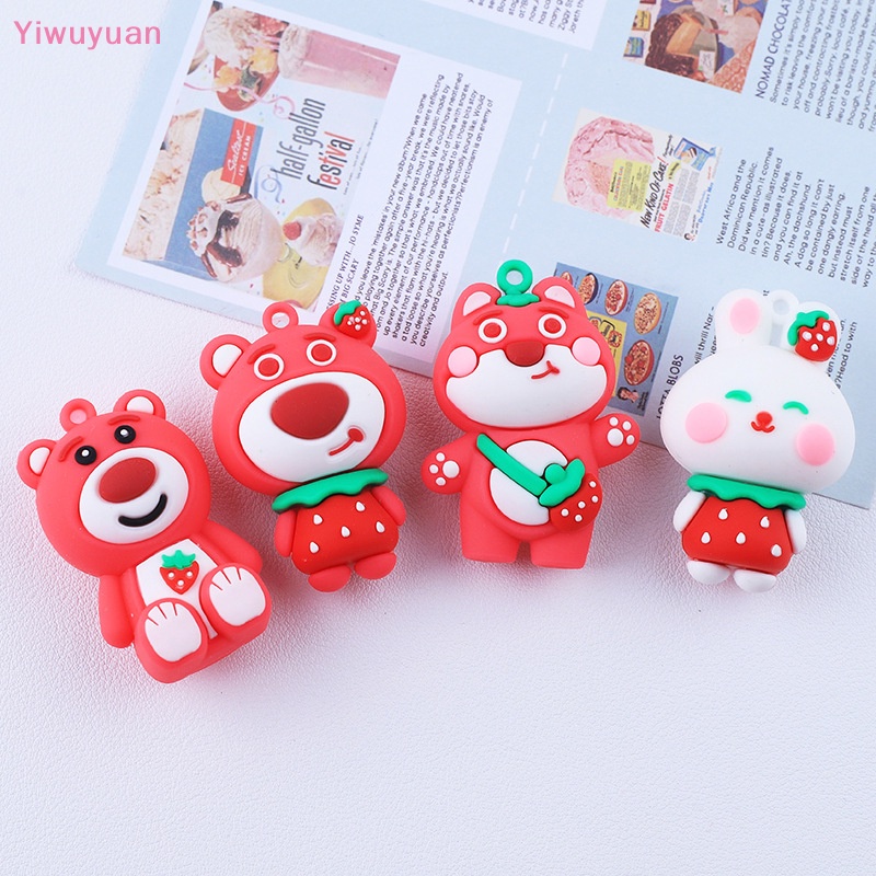 Phụ Kiện Trang Trí Điện Thoại Hình Gấu 3D Bằng Nhựa Resin DIY Mới