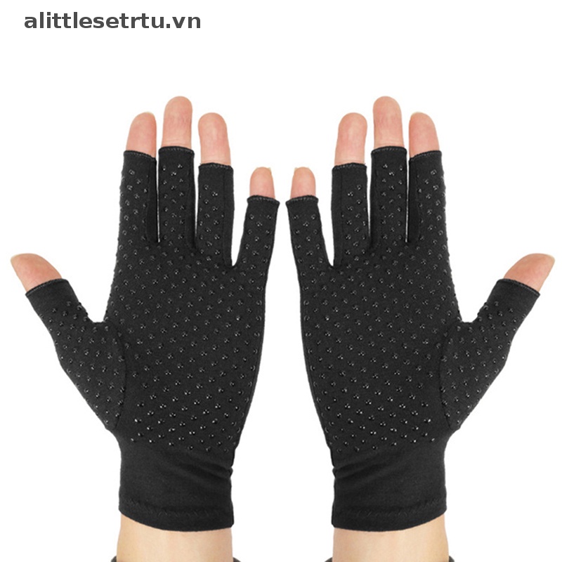 Găng Tay Hở Ngón Chống Trượt Hỗ Trợ Giảm Đau Khớp