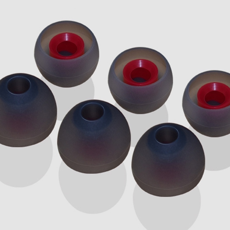 Set 6 / 3 Cặp Nút Tai Nghe Nhét Tai Bằng Silicon Mềm Chống Dị Ứng Có Thể Tháo Rời Kích Thước S / M / L