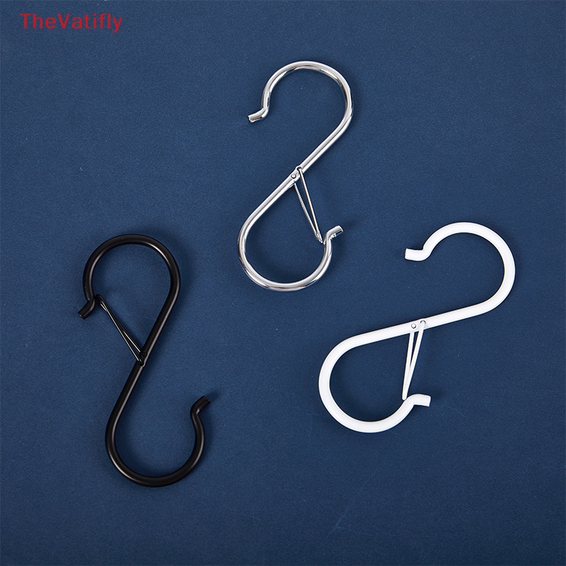 Bộ 2 Móc Treo Đồ Hình Chữ S Bằng Kim Loại Tiện Dụng Cho Nhà Bếp / Phòng Tắm