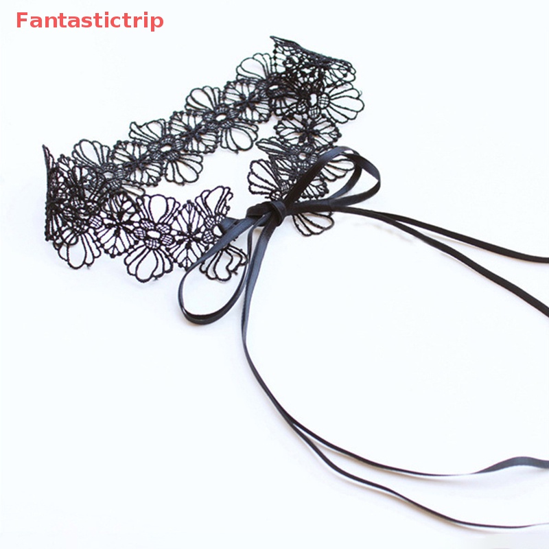 [Fantastictrip] Vòng Cổ Choker Ren Dễ Điều Chỉnh Phong Cách Gothic Ngọt Ngào Đáng Yêu Có Thể Tháo Rời Trang Sức Tiệc Cosplay Cho Nữ