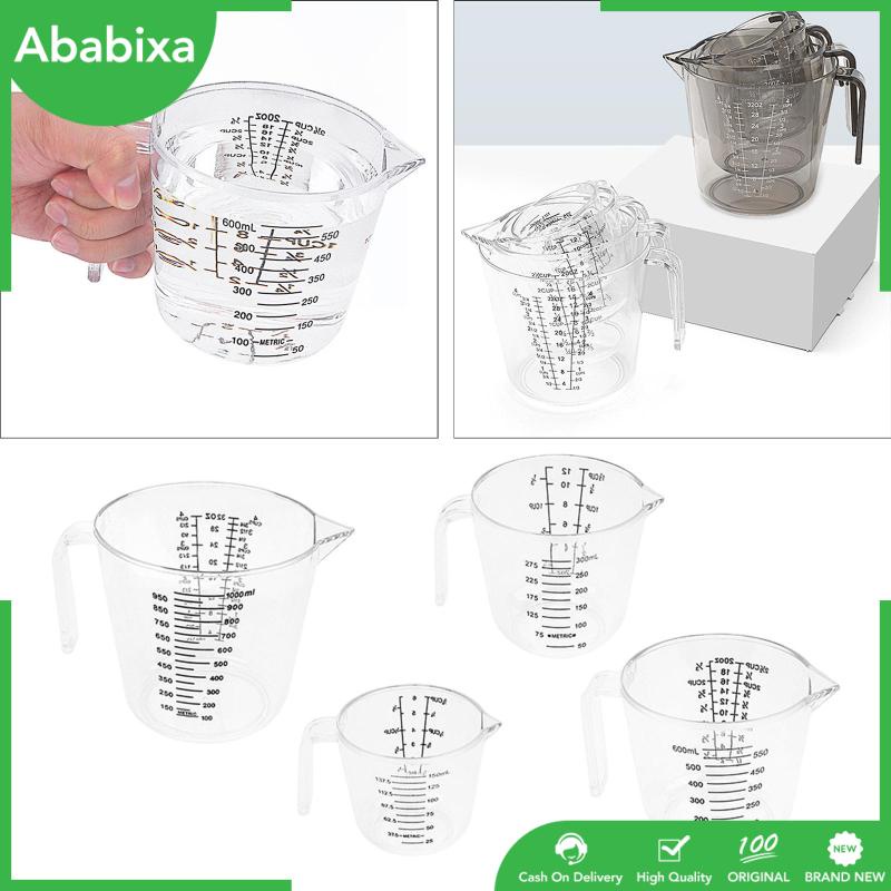 Set 4 Cốc Đong Cà Phê Có Tay Cầm Có Thể Tái Sử Dụng