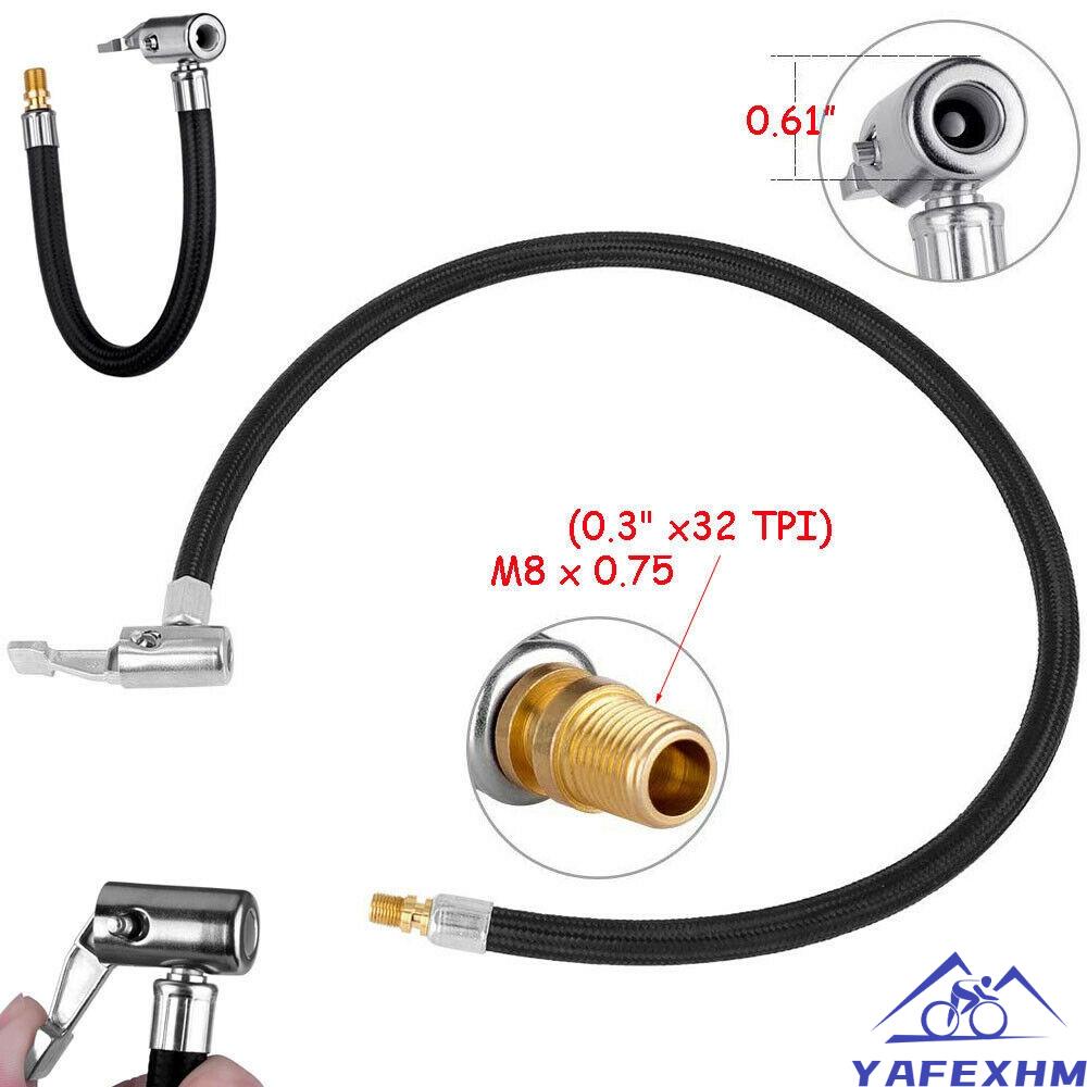 Đầu Nối Ống Bơm Hơi Linh Hoạt 60cm Cho Xe Hơi / Xe Máy / Xe Đạp
