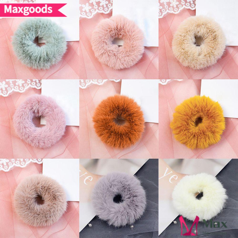 Dây Cột Tóc Phủ Lông Chồn Nhân Tạo Thời Trang Xinh Xắn Cho Nữ