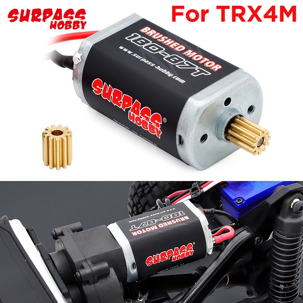 Động Cơ 180 87T 11T Cho Xe Điều Khiển Traxxas trx4m Tỉ Lệ 1 / 18