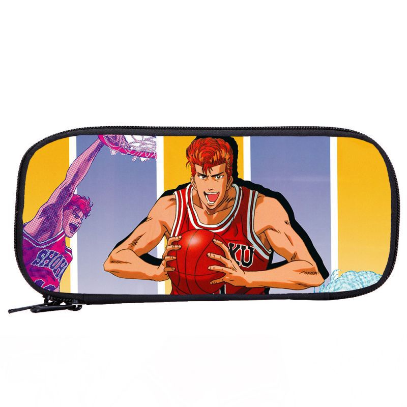 Túi Đựng Bút Chì Sức Chứa Lớn In Họa Tiết Hoạt Hình SLAM DUNK Cho Học Sinh