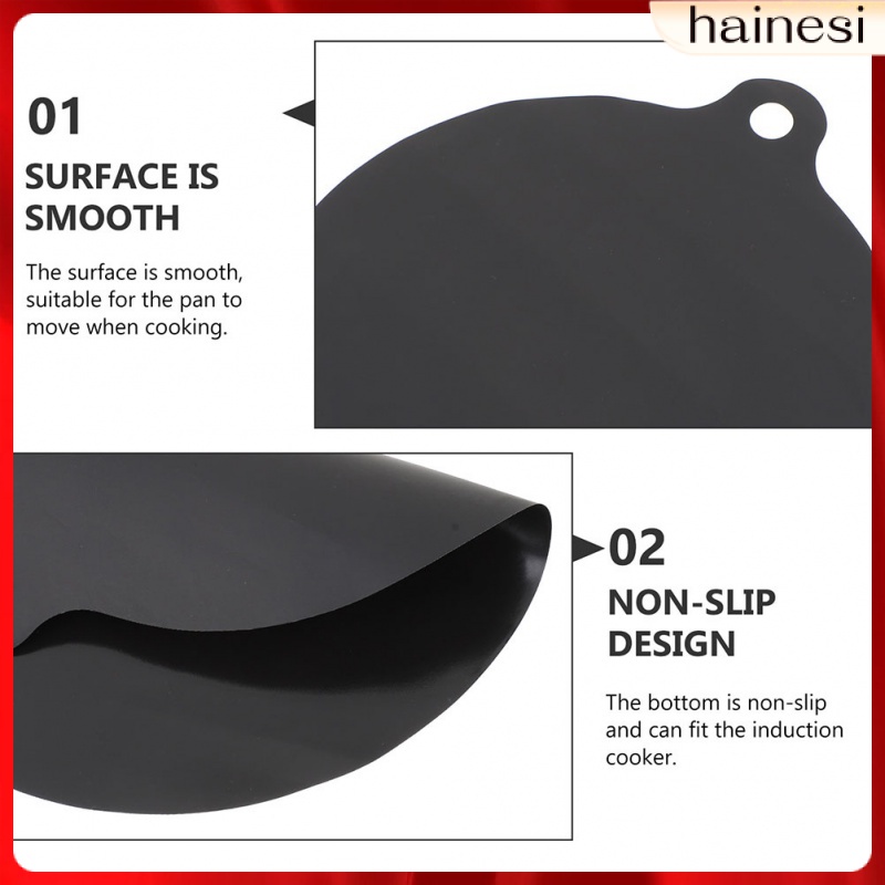 Set 2 Tấm Lót Nồi Bằng Silicone Cách Nhiệt Chống Trượt Phong Cách Nhật Hàn