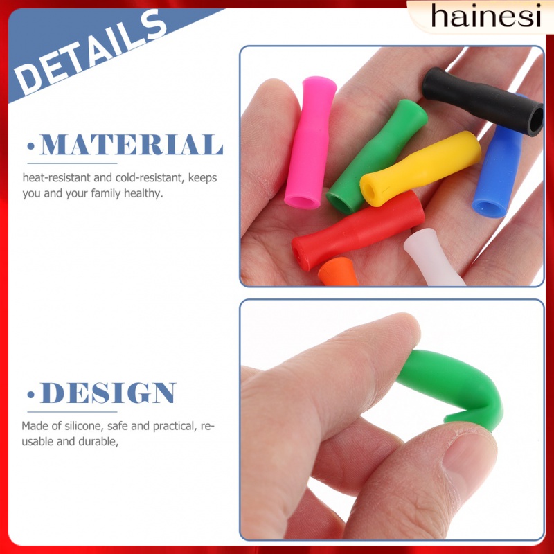 Bộ 8 Ống Hút Silicone Tái Sử Dụng Được