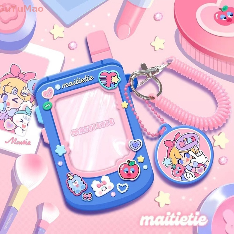 [cxGUYU] Túi Đựng Thẻ Xe Buýt Thẻ Ảnh Kpop Dễ Thương Phong Cách Retro Đáng Yêu Trưng Bày Điện Thoại Quà Tặng PRTA