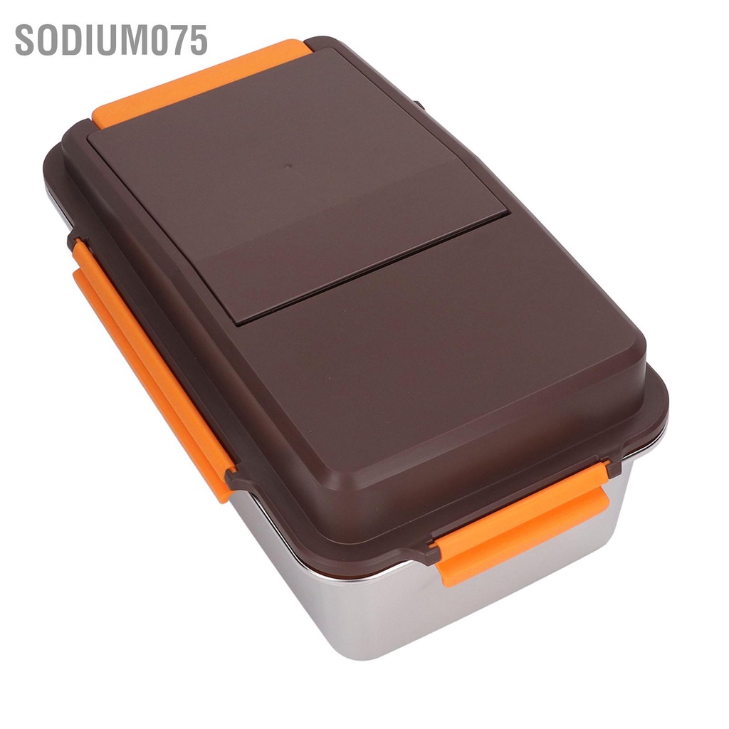 Sodium075 Thùng Đựng Gạo 5KG Kín Bằng Thép Không Gỉ 304 Dày Cho Nhà Bếp