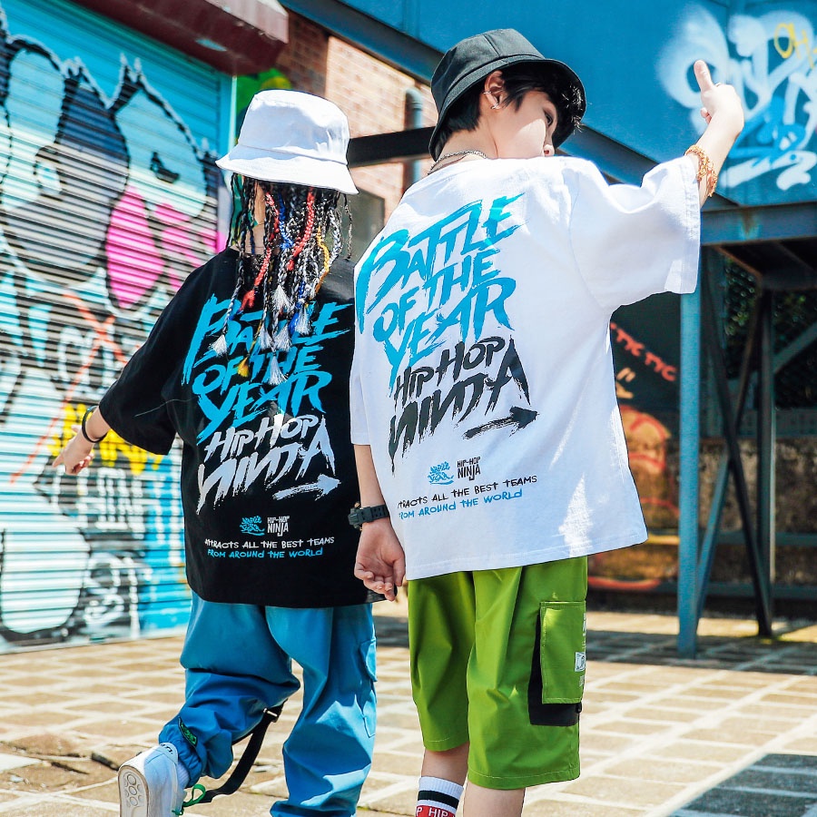 Áo Thun 100% Cotton Tay Ngắn Dáng Rộng Unisex Mới Cho Bé Từ 2-13 Tuổi