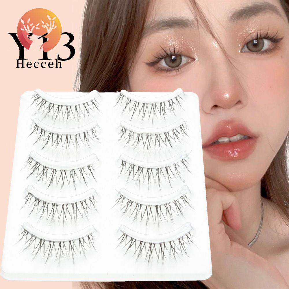 5 Cặp Lông Mi Giả Trong Suốt 3D Handmade
