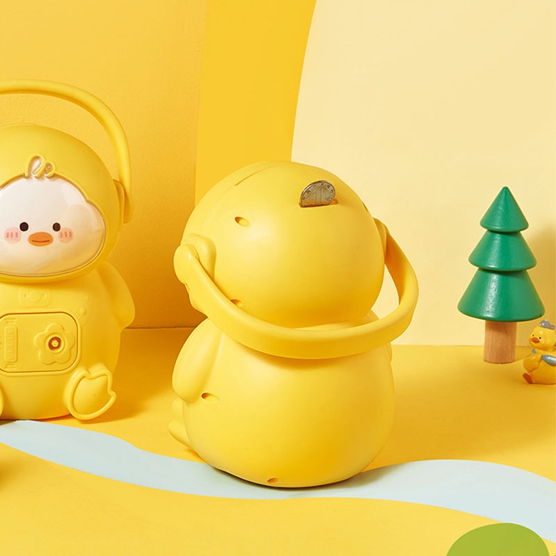 Ống Heo Tiết Kiệm Tiền Hình Vịt Vàng Hoạt Hình Đáng Yêu Dành Cho Trẻ Em