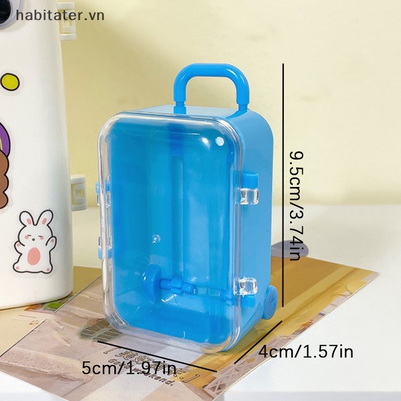 Vali Mini Siêu Nhẹ Màu Kẹo Ngọt Trang Sức Tiện Dụng