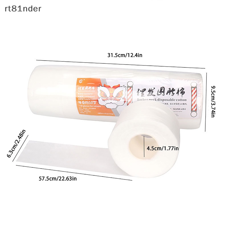 Rt Set 5 Vòng Giấy Giảm Âm Dùng Một Lần Cho Thợ Cắt Tóc