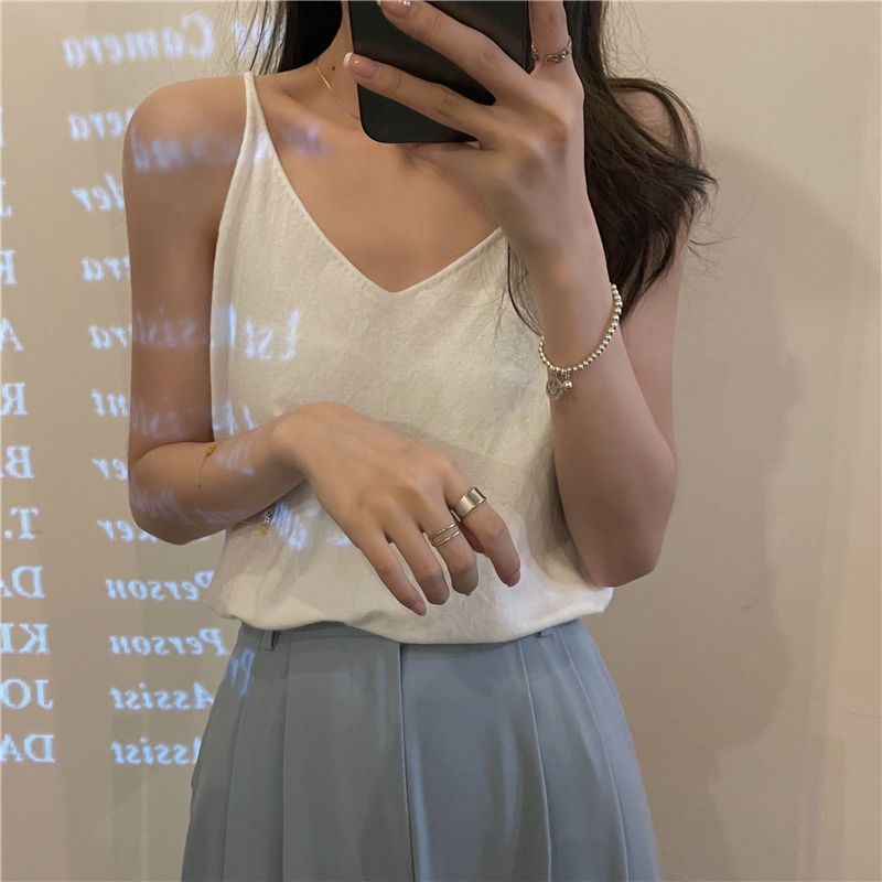 Cozok Áo Sát Nách Màu Trơn Thời Trang Gợi Cảm