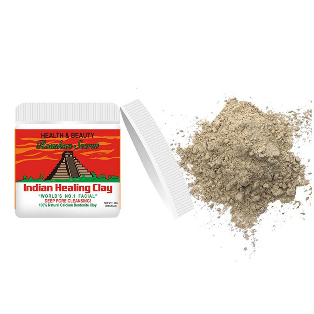 Aztec Secret - Indian Healing Clay - 1 lb , Deep Pore Cleansing Facial & Body Mask, Natural Calcium Bentonite Clay