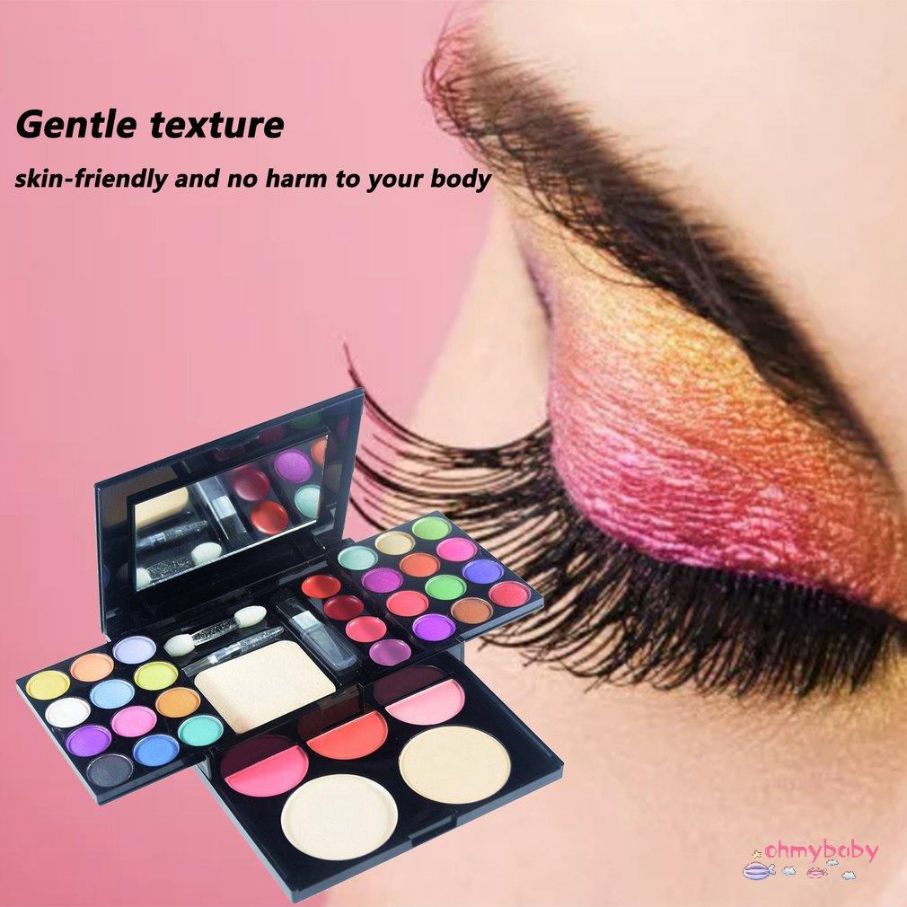 [Ready] Bộ Trang Điểm Nữ Cô Gái Mỹ Phẩm Nhỏ Gọn Full Chống Thấm Nước Lâu Dài Phấn Mắt Môi Má Hồng [Z/2]