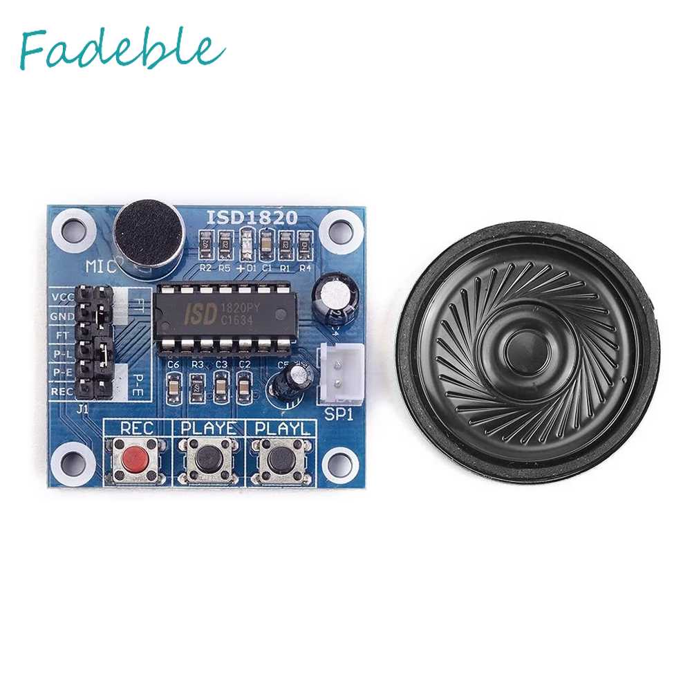 Mô Đun Ghi Âm Giọng Nói ISD1820 ISD1820 Kèm Mic Chuyên Dụng