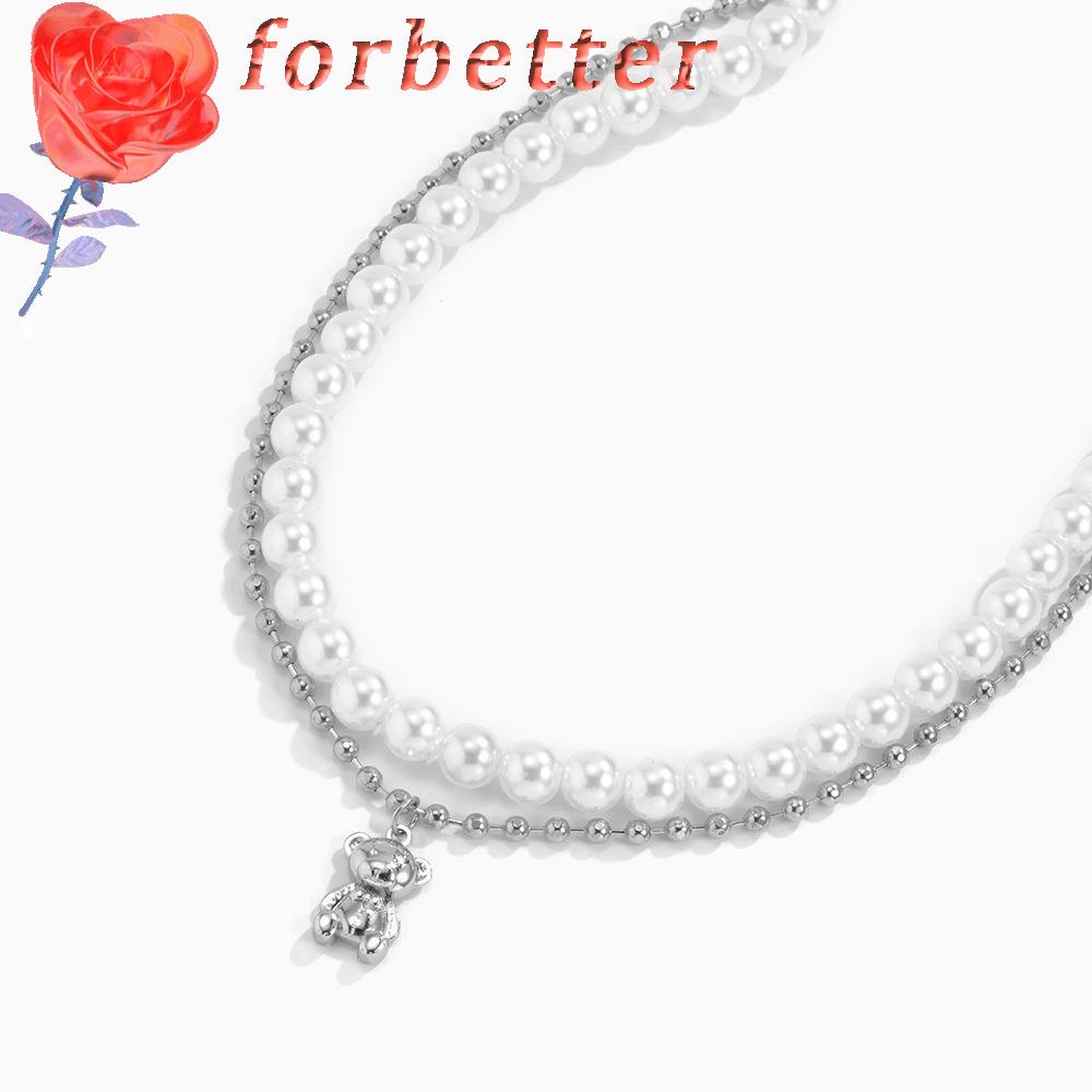 Vòng cổ Mặt Hình Gấu Dễ Thương Phong Cách Hàn Quốc