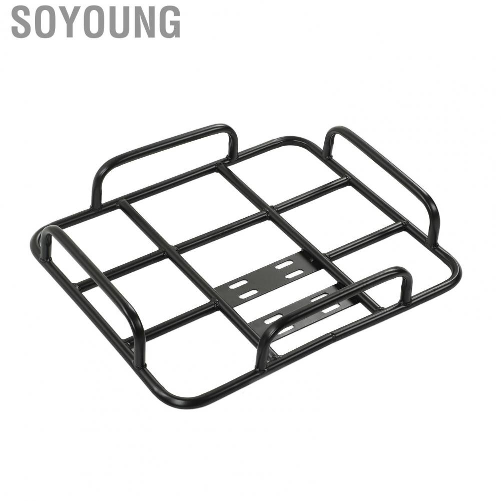 Soyoung Delivery Box Rack Rear Grille 80kg Loading Seamless Steel Tube Universal for Motorcycle Electric Bicycle