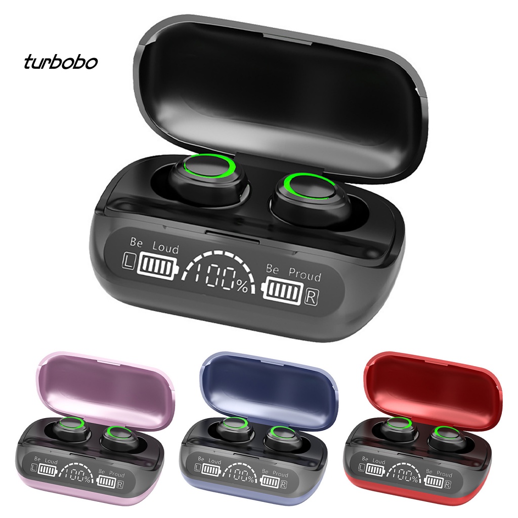 Tai Nghe Nhét Tai Không Dây XG02 Kết Nối Bluetooth 5.1 Âm Thanh HiFi Có Màn Hình LED Kèm Hộp Sạc