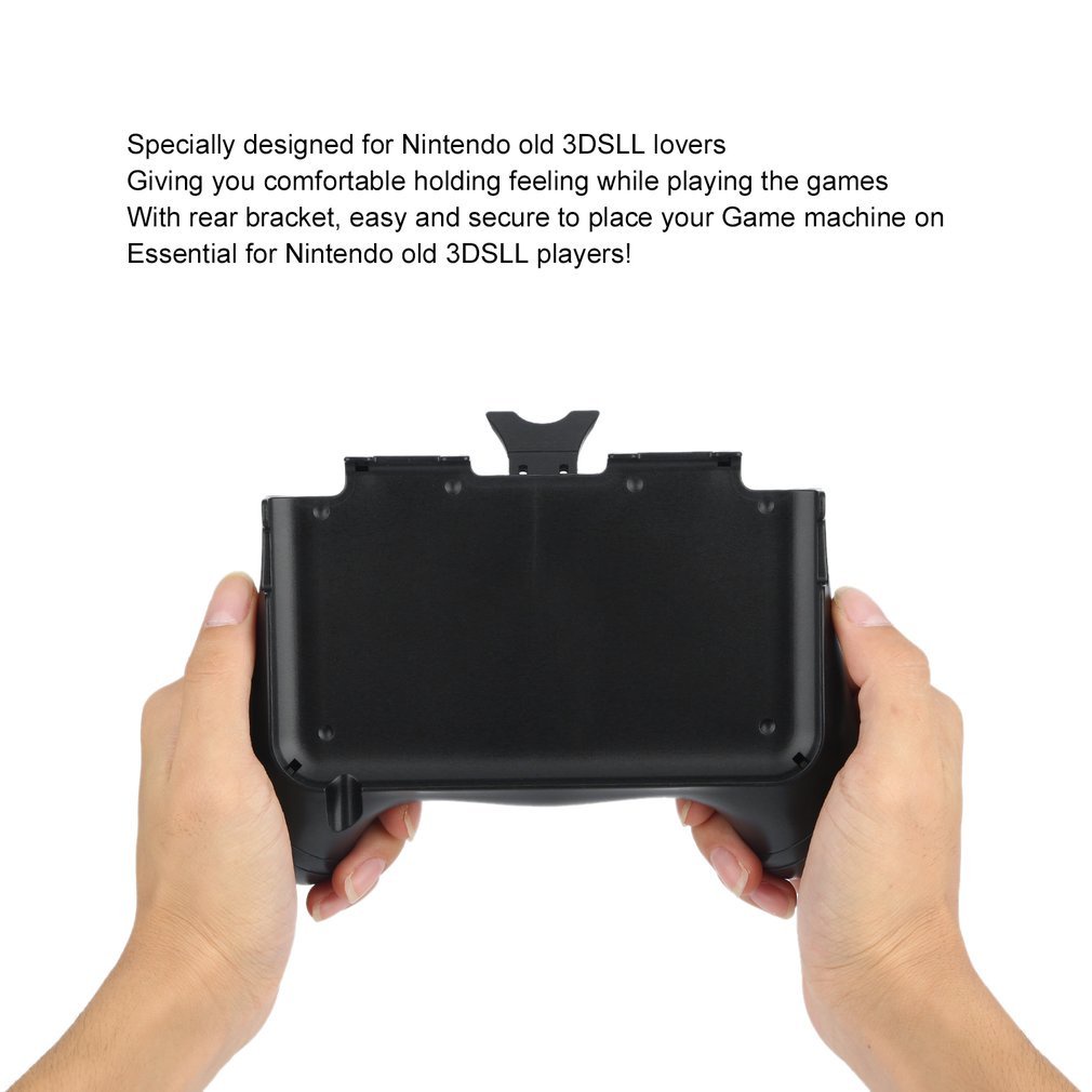 Game Controller Case Plastic Material Hand Grip Handle Stand For Nintend 3Ds Ll Xl New Black Joypad [Q/6]