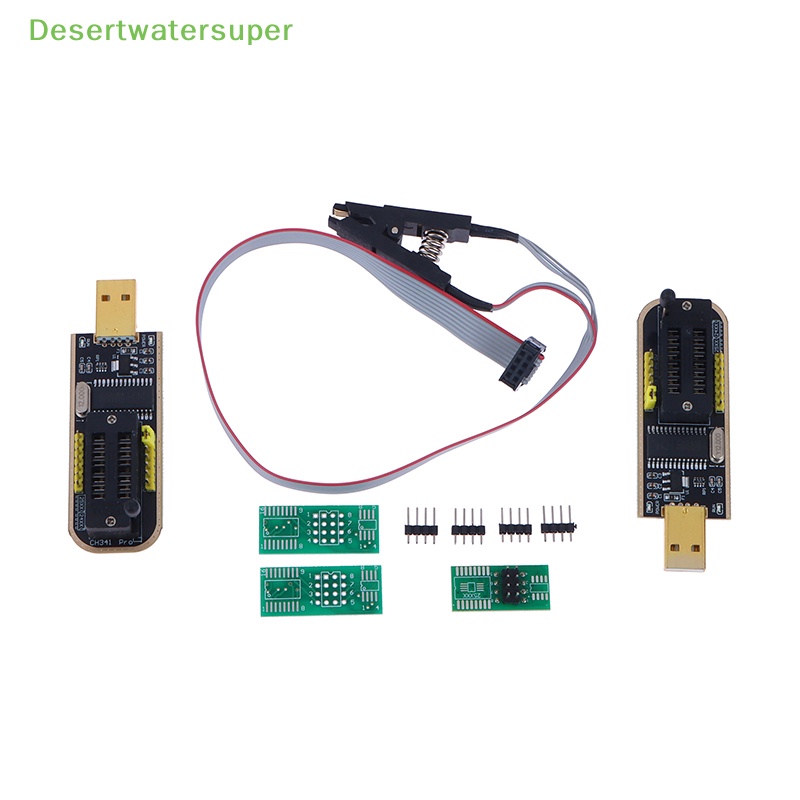 Mô Đun Lập Trình CH341A / CH341B 24 25 Series EEPROM Flash BIOS Có Kẹp