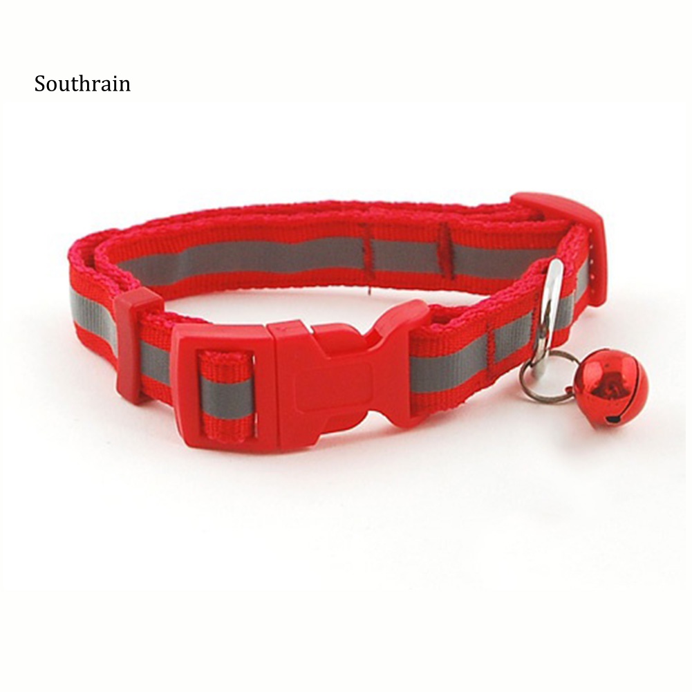 Vòng Cổ Chuông Phản Quang An Toàn Có Thể Điều Chỉnh Kèm Dây Dắt Dành Cho Thú Cưng