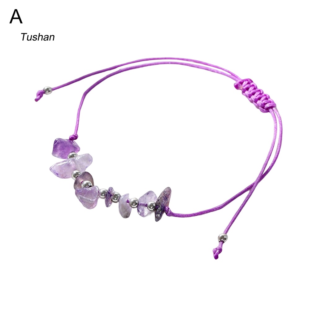 Vòng Đeo Tay Dây Bện Phối Đá Pha Lê Giả Thời Trang Cho Nữ