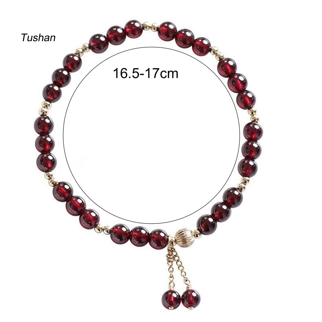 [Ts] Vòng Tay Chuỗi Hạt Màu Tương Phản Sang Trọng Vừa Vặn Với Bề Mặt Mịn Màng Nhỏ Gọn Trang Sức Nữ