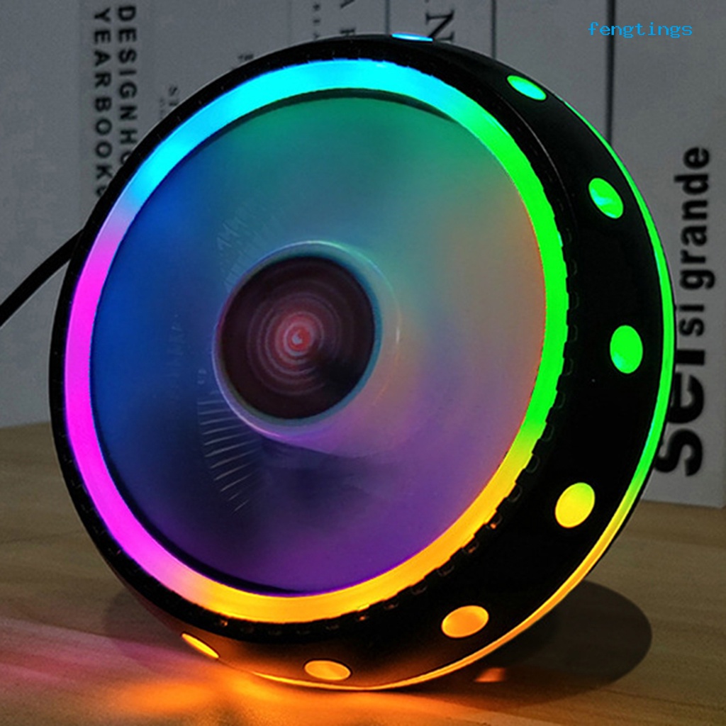 Quạt Tản Nhiệt Làm Mát UFOX Thay Đổi Màu Sắc Tự Động Không Ồn Cho Máy Tính