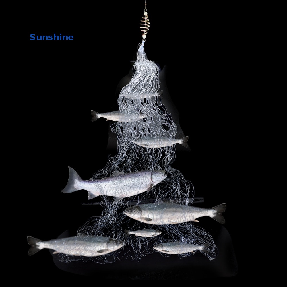 Lưới Bắt Cá Dạ Quang Nhiều Kích Cỡ Tiện Dụng