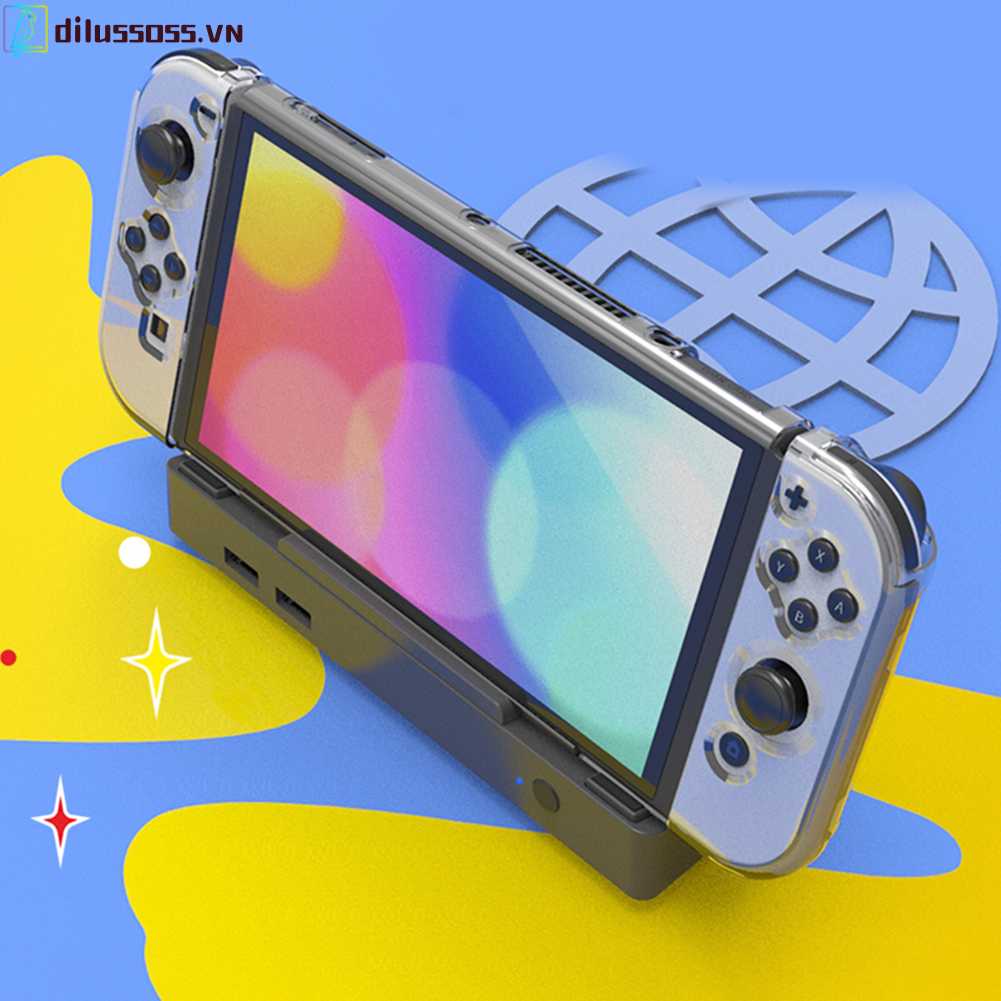 Đế Sạc TYPE-C Bằng ABS Có Đèn LED Cho Switch