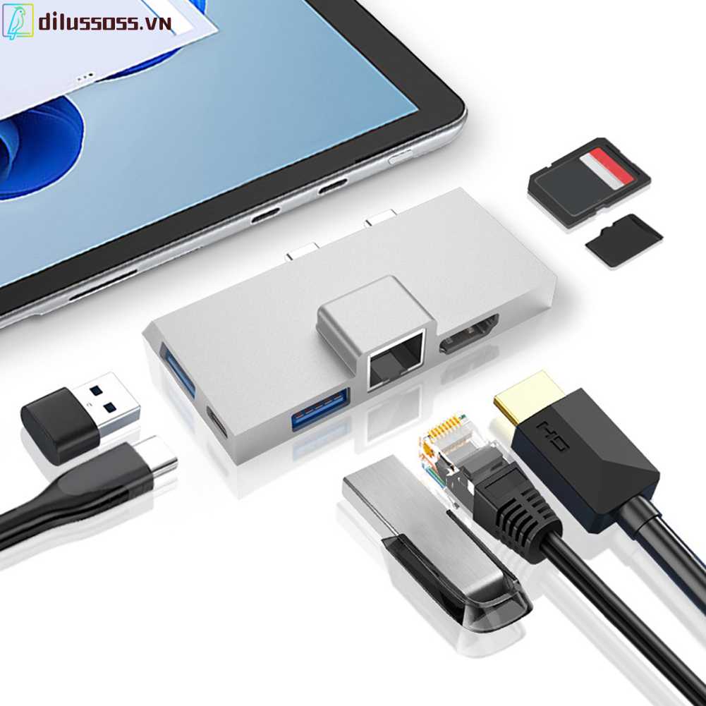 Dock Mở Rộng Usb 3.0 HDMI Cho Surface Pro X / 9 / 8