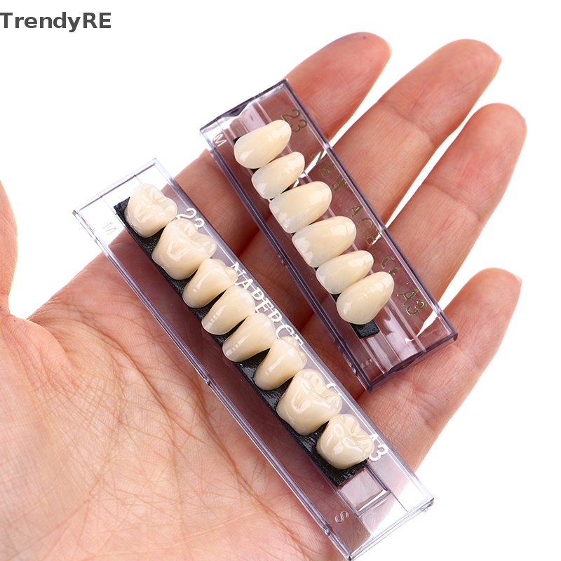 Set 84 Răng Giả Khổ A3 Bằng Nhựa Resin Tổng Hợp Hợp Thời Trang