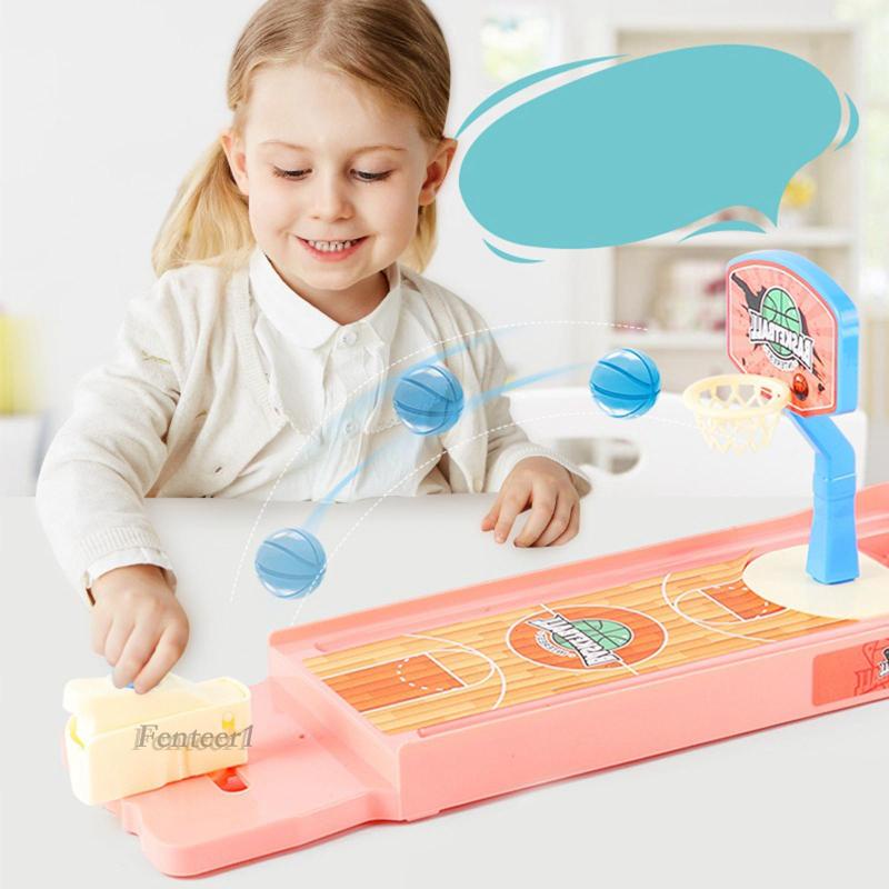 Bộ Đồ Chơi Bóng Rổ Mini Để Bàn Fenteer1