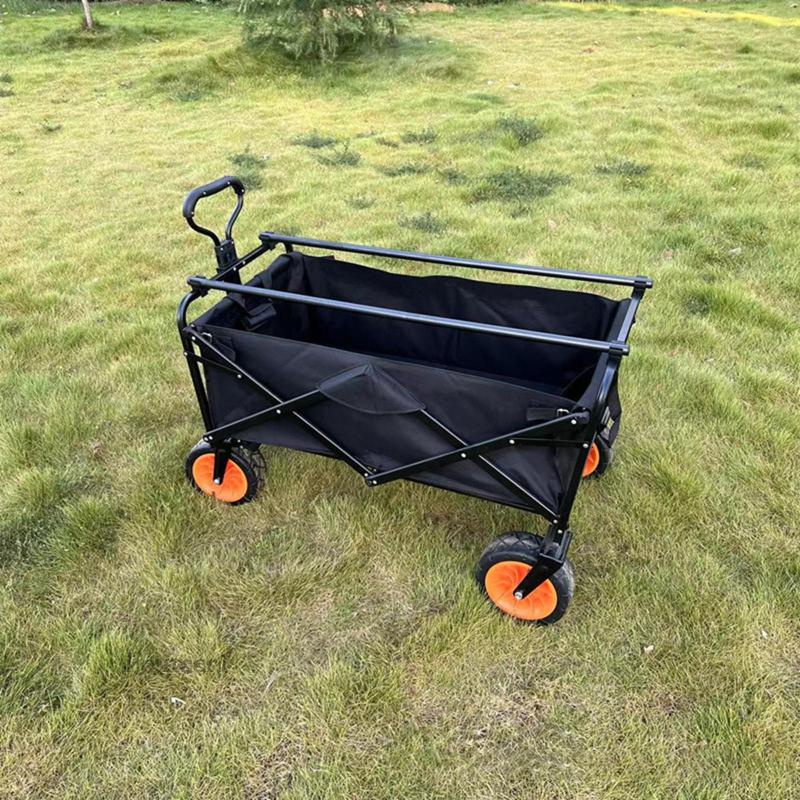 [Fenteer1] Ống Hỗ Trợ Cho Utility Wagon Cart Di Động 2 Đoạn Kim Loại Có Thể Tháo Rời