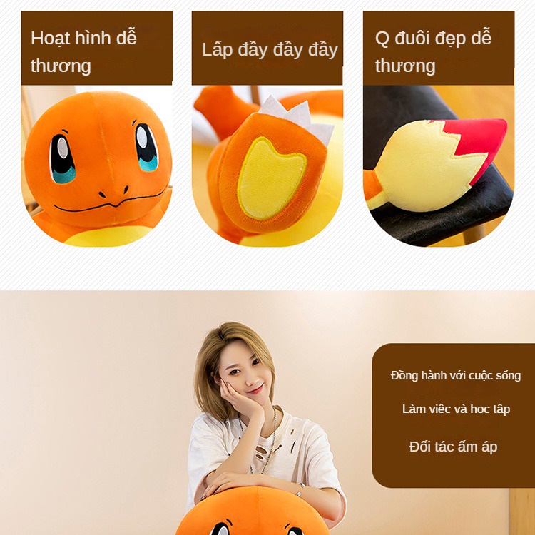 Thú Nhồi Bông Hình Khủng Long Hoạt Hình Cỡ Lớn Cho Bé