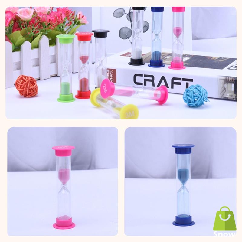 Đồng Hồ Cát 1 / 2/3/5/10 Phút Thiết Kế Dễ Thương Cho Bé hẹn gi