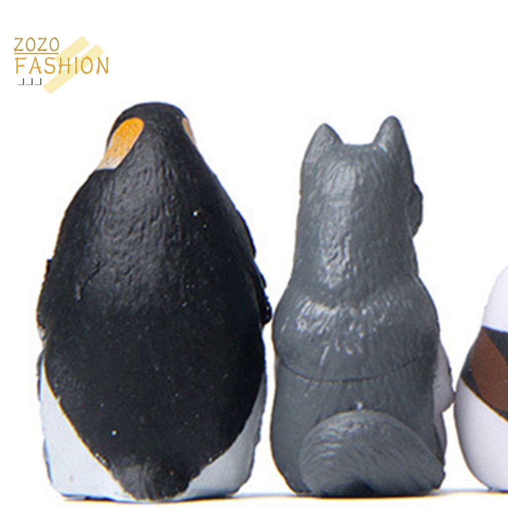 Bộ 5 Tượng Động Vật Dễ Thương Dùng Trang Trí Sân Vườn