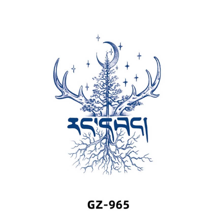 1 Hình Xăm Dán Tạm Thời Chống Nước Bán Vĩnh Viễn Trang Trí Nghệ Thuật Cơ Thể Cho Nam Và Nữ