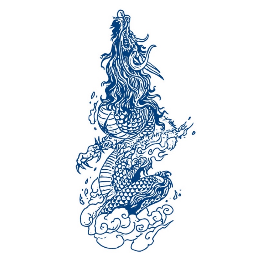 Hình Xăm Dán Tạm Thời Chống Nước Hình Cô Gái Cổ Điển